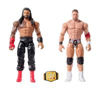 Mattel WWE Main Event Showdown, Series #21 Roman Reigns vs LA Knight Collection Figures Set of 2 (15.2 cm)