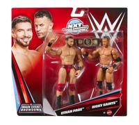 WWE Main Event Showdown Ethan Paige vs Ricky Saints, Series #27 Action Figures 2-Pack with Accessory, 6-inch