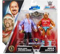 WWE Action Figure - Main Event Showdown Series #19 - Mean Gene Okerlund & Hulk Hogan