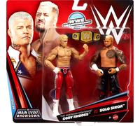 Mattel WWE Main Event Showdown, Cody Rhodes vs Solo Sikoa