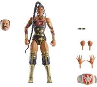 WWE Mattel Elite Collection Action Figure & Accessories, Premium Live Event Bianca Belair Set, Wrestlemania with Howard Finkel Build-A-Figure Parts