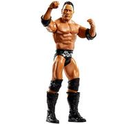 WWE MATTEL GCB80 WWE The Rock Action Figure in 6-inch Scale with Articulation & Ring Gear, Multicoloured