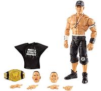 WWE MATTEL Ultimate Edition Wave 10 John Cena Action Figure 6 in with Interchangeable Entrance JacketLanternExtra Head and Swappable Hands for Ages 8 Years Old and Up, Multicolor (GVC18)