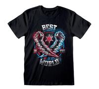 WWE Men's CM Punk Best In The World T-Shirt in Black | Size: Medium WWE Black M