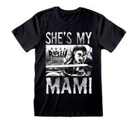 WWE Men's Rhea Ripley She´s my Mami T-Shirt in Black | Size: Medium WWE Black M
