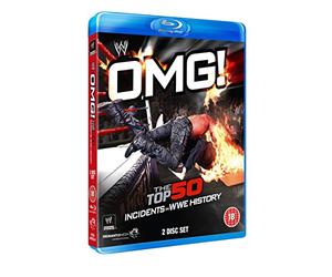 Wwe: Omg! - The Top 50 Incidents In Wwe History [Blu-ray] [Region B]