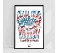 WWE Print - Cody Rhodes Claim Your Kingdom Poster Wrestling Wall Art (42cm x 59.4cm - A2)