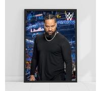 WWE Print - Jimmy Uso Crowd Poster Wrestling Wall Art (21cm x 29.7cm - A4)