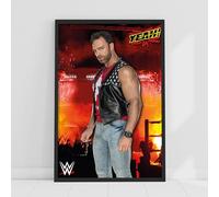 WWE Print - LA Knight Crowd Poster Wrestling Wall Art (21cm x 29.7cm - A4)