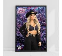 WWE Print - Trish Stratus Crowd Poster Wrestling Wall Art (21cm x 29.7cm - A4)