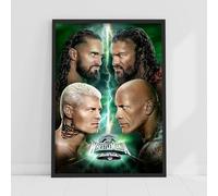 WWE Print - Wrestlemania XL Lightning Poster Wall Art (29.7cm x 42cm - A3)