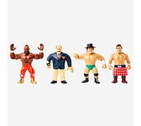 WWE Retro Action Figure 4 Pack - Cowboy Bob Orton, Mean Gene Okerlund, Mr T & Rowdy Roddy Piper