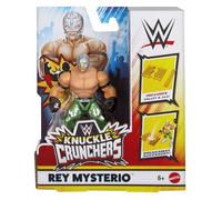 WWE Rey Mysterio Knuckle Crunchers 6 Toy Wrestling Action Figure, Green
