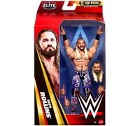 Mattel WWE Elite Collection Top Picks Action Figures & Accessories Set, 6-inch Collectible with Swappable Hands & Ring Gear, JHV16