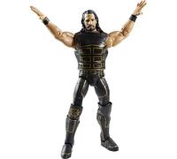WWE Seth Rollins Fan TakeOver 6-in Elite Action Figure with Fan-voted Gear & Accessories 6-in Posable Collectible Gift for WWE Fans Ages 8