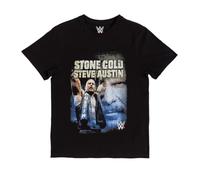 WWE Stone Cold Steve Austin Montage Black T Shirt