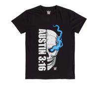 WWE Stone Cold Steve Austin Smoking Black T Shirt