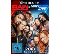 WWE:THE BEST OF RAW & SMACKDOWN 2018 - 3 DVD NEW
