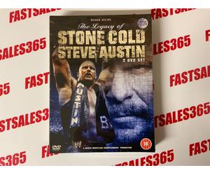 WWE The Legacy Of Stone Cold Steve Austin , 3 DVD SET , NEW AND SEALED.