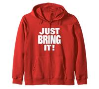 WWE The Rock "Just Bring It" Graphic Zip Hoodie
