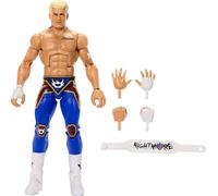 WWE Top Picks Elite Action Figure & Accessories Set, “The American Nightmare” Cody Rhodes 6-inch Collectible with Swappable Hands, Ring Gear & 25 Articulation Points, HTX78