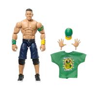 WWE Top Picks Elite Action Figure Age 8+ & Accessories Set, John Cena 6-inch Collectible with Swappable Hands, Ring Gear & 25 Articulation Points, HTX73