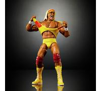 Mattel WWE Ultimate Edition Action Figure & Accessories Set, Hulk Hogan 6-inch Collectible with Swappable Heads & Hands, 30 Articulation Points, JHV95