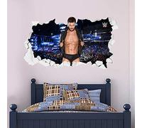 WWE Wall Decal - Finn Balor Smashed Vinyl Sticker Decal Kids Mural Art Wrestling (60cm x 30cm) (60cm)