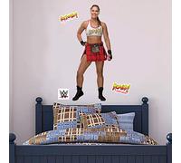 WWE Wall Decal - Ronda Rousey 2 Wrestler Mural + Sticker Set Vinyl Decal Kids Art (LIFESIZE)
