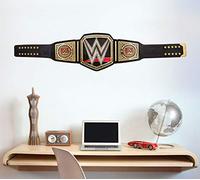 WWE Wall Decal - Title Belt Vinyl Sticker Decal Kids Mural Art Wrestling (120cm)