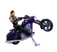 WWE Wrekkin' Action Figure & Toy Vehicle Set, Undertaker with Slamcycle Motorcycle with Lanching Action and Breakable Parts, HTR84