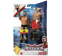 WWE Wrekkin Randy Orton 6-in Action Figure with Punching Action, Gripping Hands & Bendable Chair Accessory, Poseable 6-in Gift for Ages 6 Years Old & Up