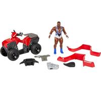 WWE Wrekkin Slam ‘N Spin ATV with Spinning Handlebars Action and Breakable Parts, Includes 6-inch Big E Basic Action Figure, Gift for Ages 6 Years Old & Up