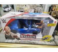 WWE WREKKIN THE ROCK, SLAM-MOBILE GYV51 BLUE , AGE 6+ BRAND NEW, BOX A BIT RUFF.