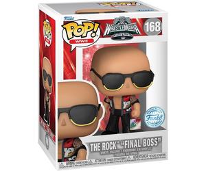 WWE- WRESTLEMANIA 40 THE ROCK"FINAL BOSS" 3.75" POP VINYL FIGURE FUNKO 168 NEW
