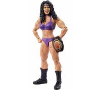 WWE GVC09 Chyna WrestleMania Action Figure with Women’s Championship & Paul Ellering & Rocco Build-A-Figure Pieces, 6-in / 15.24-cm Posable Collectible Gift for Fans Ages 8 Years Old & Up, Red