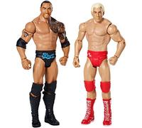 WWE Wrestling Toy - Wrestlemania 6 Inch Deluxe Action Figure 2 Pack - Rick Flair vs The Rock