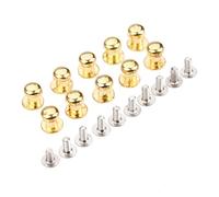 WWERTYY 10Pcs 7x10mm Mini Jewelry Box Chest Case Drawer Cabinet Door Pull Knob Handle Antique Brass/Silver/Gold Color Furniture Handles (Color : C)