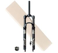 WWERTYY Bike Suspension Fork 26 Inch 27.5/29 Inch, Bicycle Aluminum Alloy 1-1/8" Straight Tube Steerer Air Front Forks QR Fork Travel 140mm