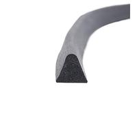 WWERTYY insulation rubber Triangle Shape Seal Strip EPDM Foam Rubber Block Dust Heat Resist Bar 6mm 6.5mm 8mm 10mm 11mm 12mm 13mm 14mm 15mm Black foam gap (Color : Like the pic-05, Size 10 meters)