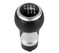 WWERTYY Shift Lever Knob for A4 B6 K for A5 8T for Q5 8R S for Line for Seat for Leon Mk1 for Passat for Golf 5/6 Speeds Car Gear Shift Knob Handball 12mm Car Gear Stick Knob(Chrome R12345