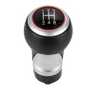 WWERTYY Shift Lever Knob for A4 B6 K for A5 8T for Q5 8R S for Line for Seat for Leon Mk1 for Passat for Golf 5/6 Speeds Car Gear Shift Knob Handball 12mm Car Gear Stick Knob(Red 12345R)