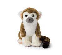 WWF 01104 Plush Toy Skull Monkey, Lifelike Designed Cuddly Toy, Approx. 23 cm Tall, Wonderfully Soft and Cuddly, Hand Wash Possible