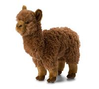 WWF 15198002 Realistic Alpaga Plush Toy with Many Similar Details - Soft and Soft CE Standard - Beige - Height 31 cm