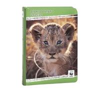 WWF Academic Diary 2025-2026 Official WWF Diary 12 Months Ideal for Elementary or Middle School with Hard Cover with Leopard Photo and 352 Coloured Pages 5.1 x 7 Inches