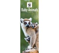 WWF Baby Animals 2026 Slim Wall Calendar