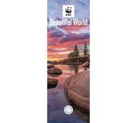 WWF Beautiful World 2026 Slim Wall Calendar