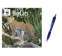WWF, Big Cats Wall Calendar 2026 + EXCLUSIVE LIMITED EDITION PEN