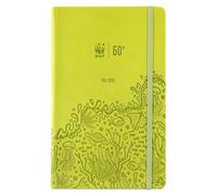 WWF Large 2026 Daily 12 Month Diary with Elastic Band and Double Bookmark, 352 Pages, with Calendar and Planner 2026 - 13 x 21 cm, Green