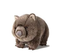 WWF Wombat Plush Toy, Realistically Designed, Super Soft, Lifelike, 28 cm, Grey